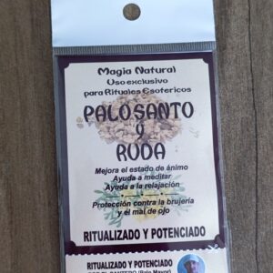 Palo santo y ruda