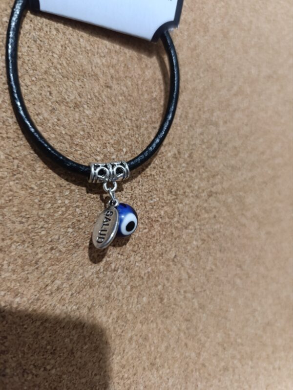 Pulsera Ojo Turco con medallita - Imagen 3