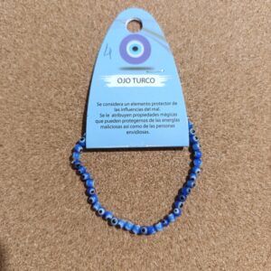 Pulsera bolitas Ojo Turco