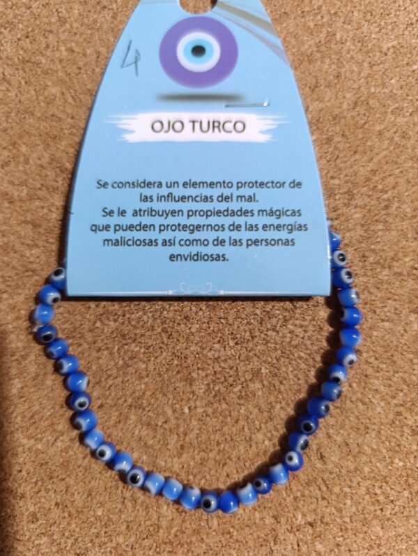 Pulsera bolitas Ojo Turco - Imagen 3