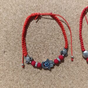 Pulsera mano de Fátima y Ojo turco