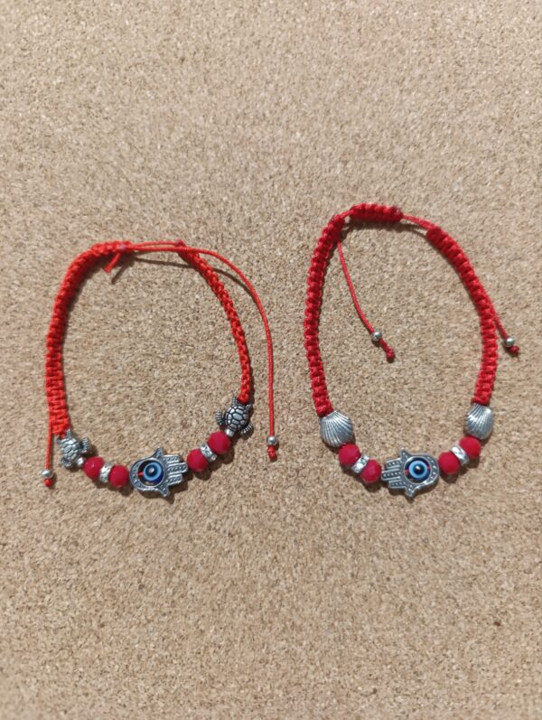 Pulsera mano de Fátima y Ojo turco - Imagen 3
